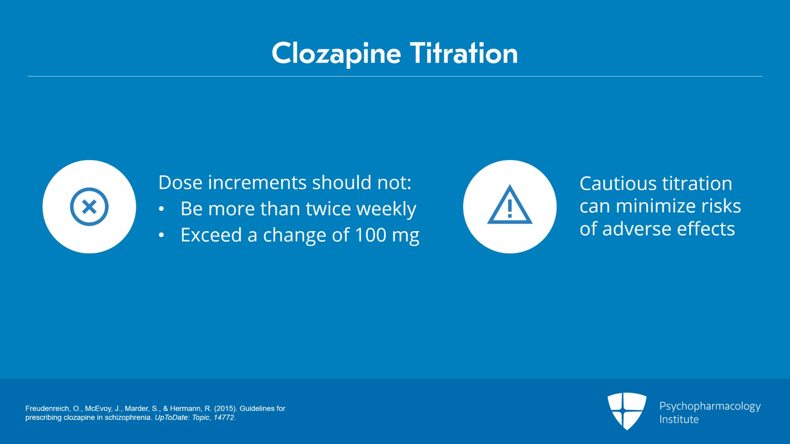 Initiating and Optimizing Clozapine - Psychopharmacology Institute