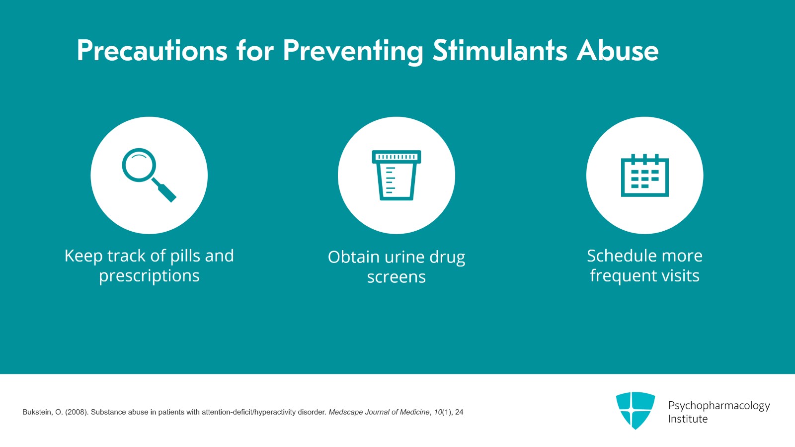 Stimulants: Clinical Considerations, Preventing Abuse, and Red 