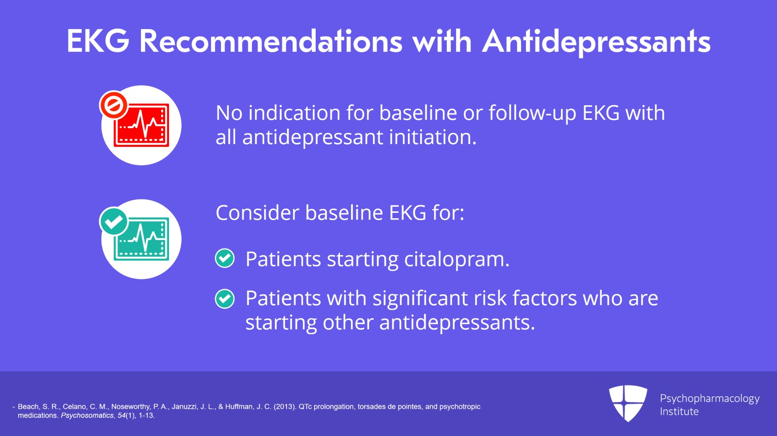 How Should I Use Antidepressants in Patients at Risk for QTc Prolongation? Slide 6 of 9