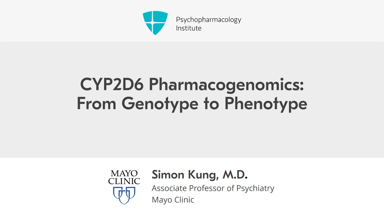 CYP2D6 Pharmacogenomics: From Genotype to Phenotype Slide 1 of 7
