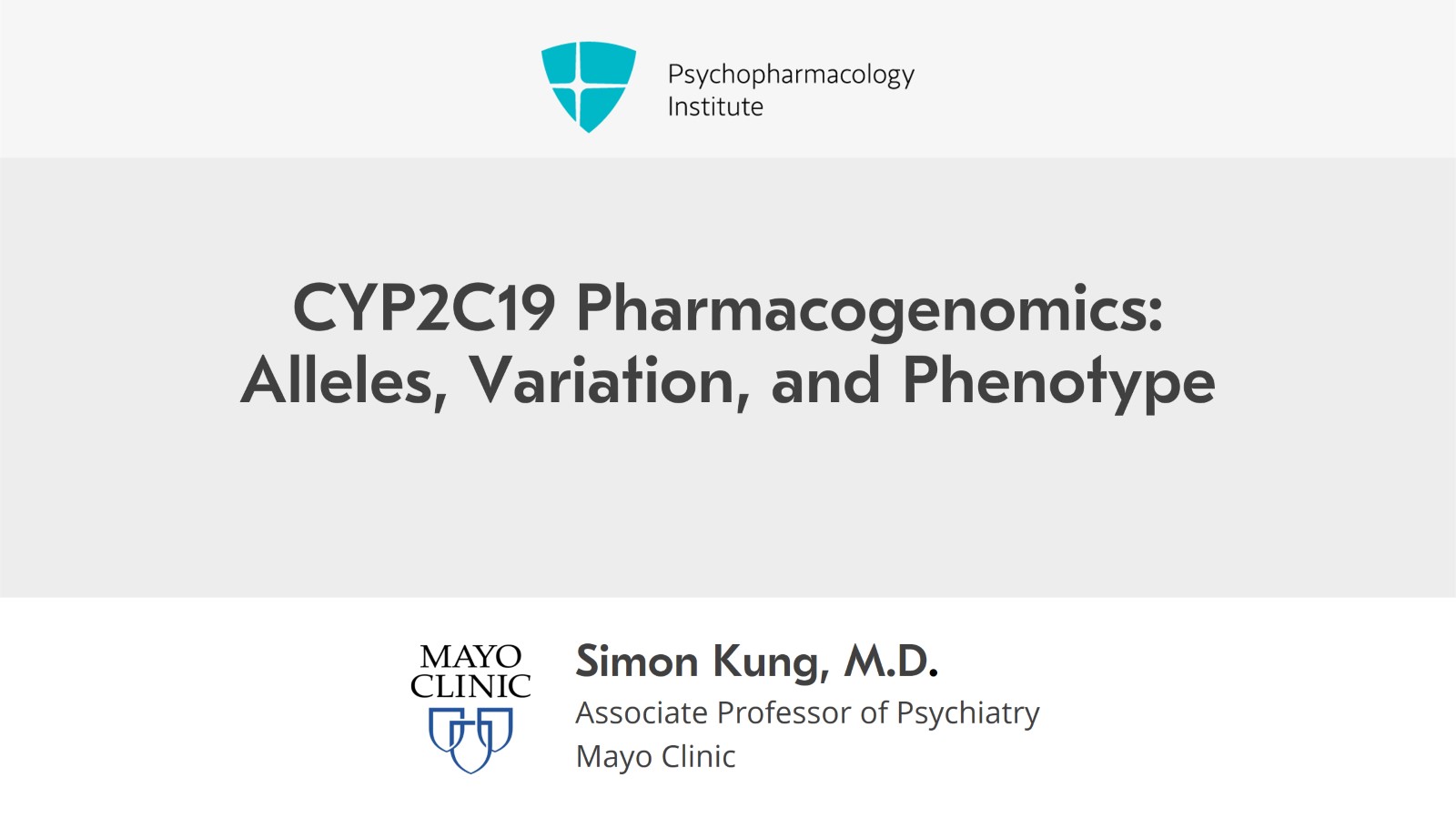 CYP2C19 Pharmacogenomics: Alleles, Variation, and Phenotype Slide 1 of 6