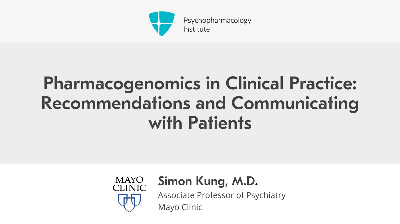 Pharmacogenomics in Clinical Practice: Recommendations and Communicating with Patients Slide 1 of 12