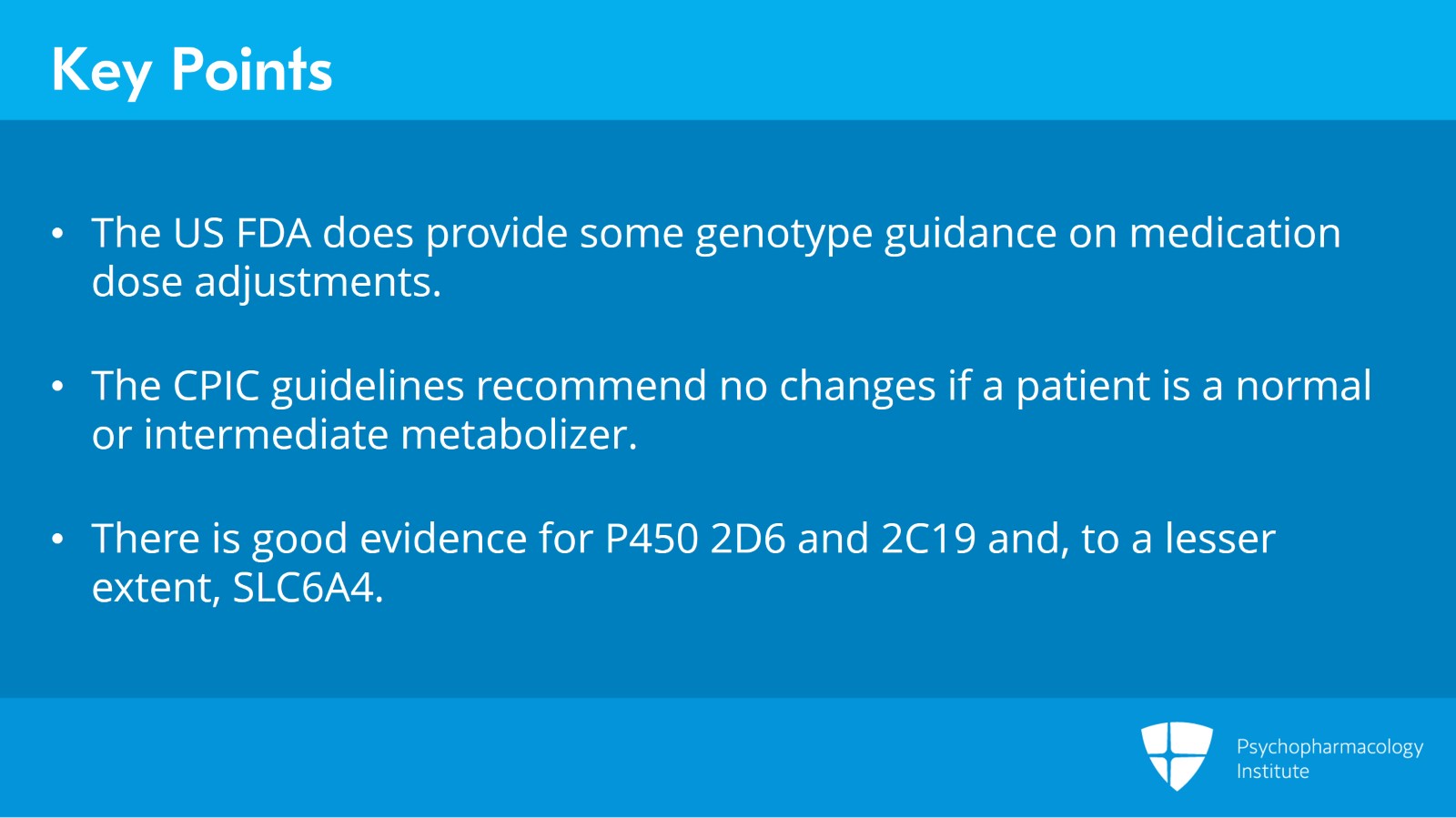 Pharmacogenomics in Clinical Practice: Recommendations and Communicating with Patients Slide 11 of 12