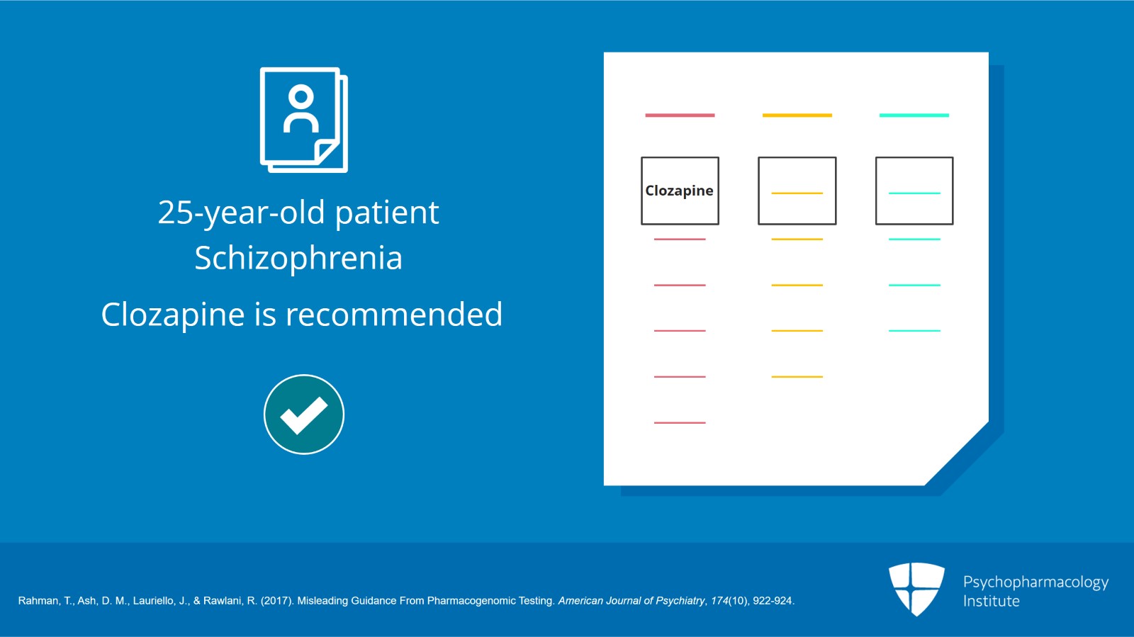 Pharmacogenomics in Clinical Practice: Recommendations and Communicating with Patients Slide 9 of 12