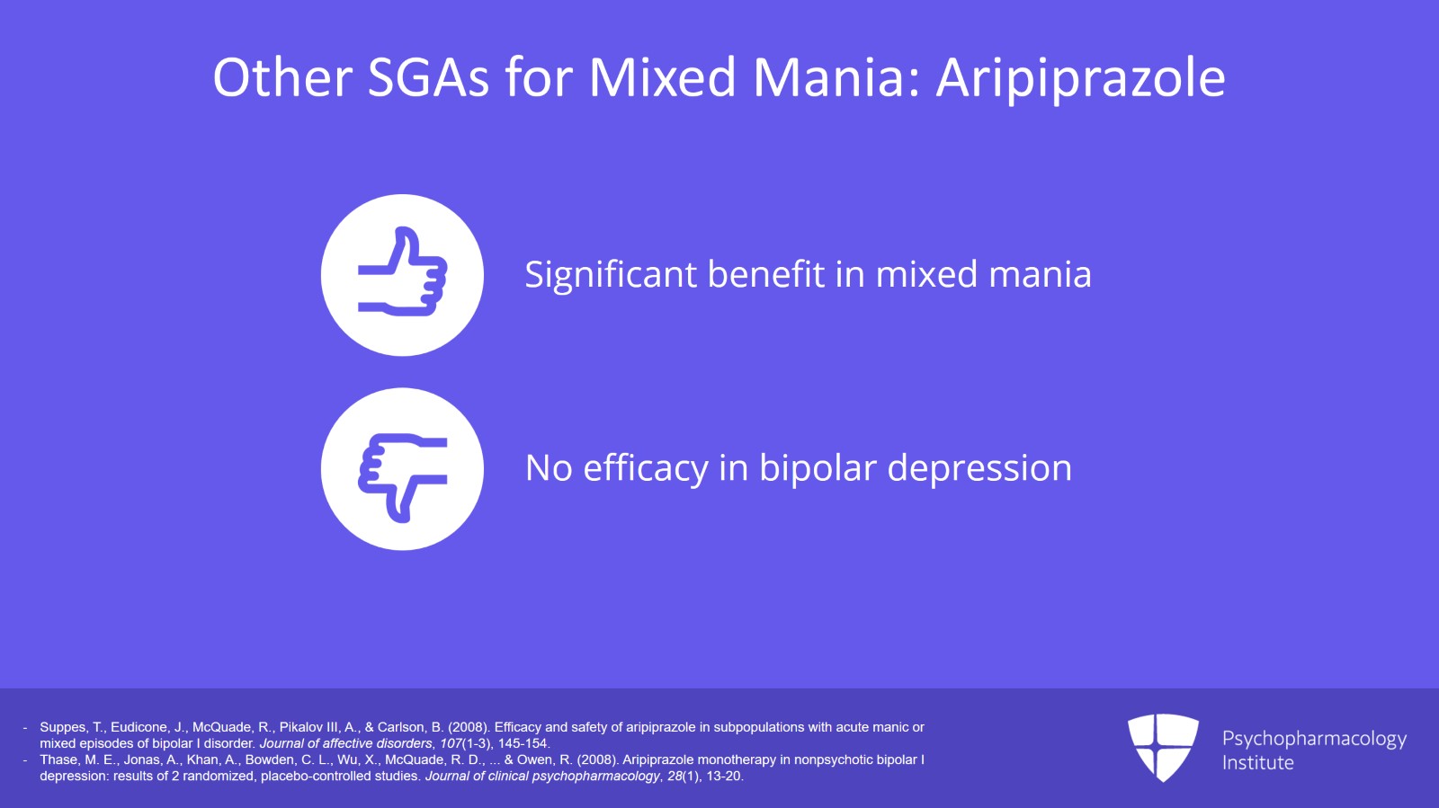 Management of Mania with Mixed Features  (Nodes 2a, 2b, and 2c) Slide 8 of 15