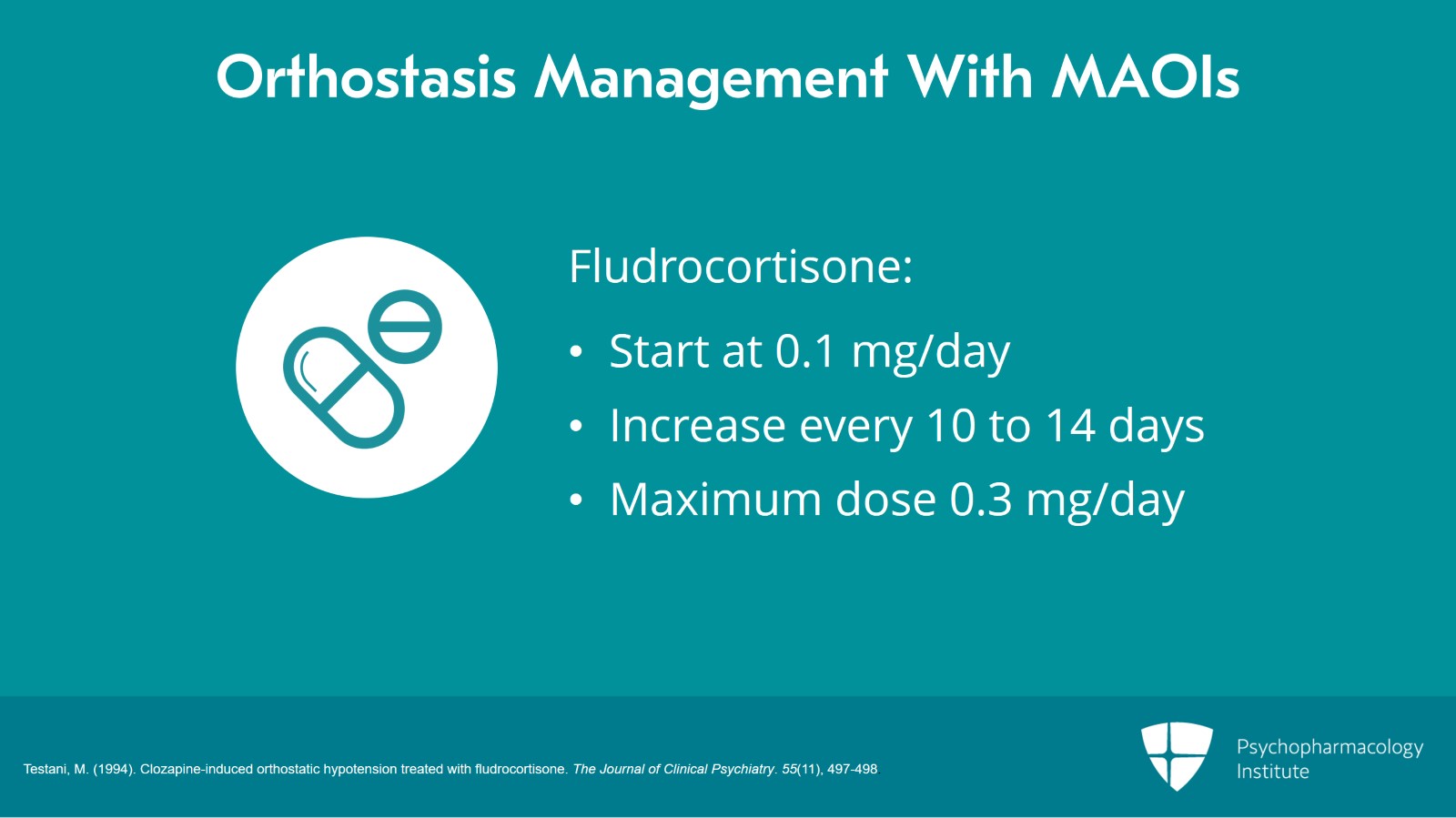 How to Initiate MAOI Therapy: Steps to Follow Slide 9 of 13