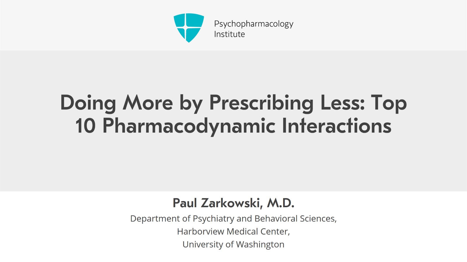 Introduction to Pharmacodynamic Interactions Slide 1 of 15