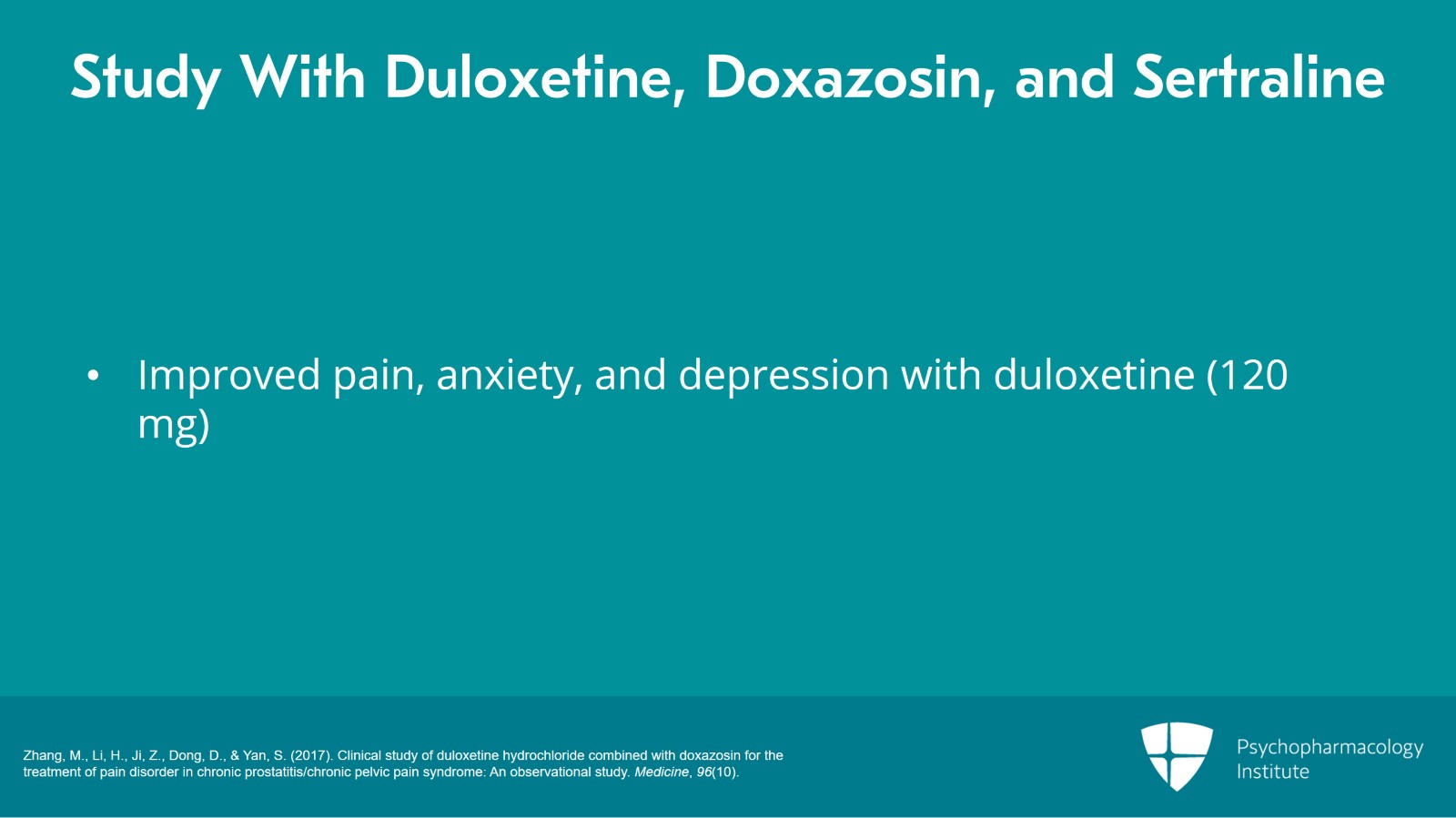 Venlafaxine Nightmares and Prazosin: Alpha Adrenoceptors Slide 4 of 9