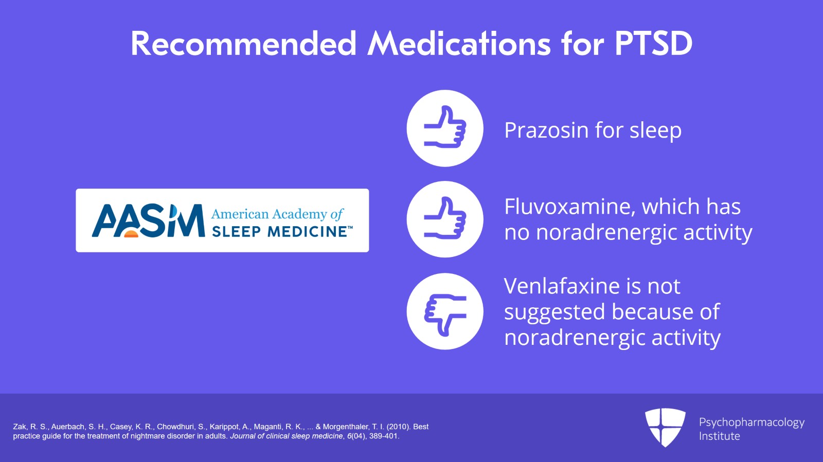 Venlafaxine Nightmares and Prazosin: Alpha Adrenoceptors Slide 6 of 9
