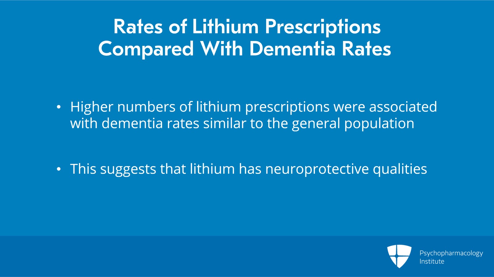 Using Lithium in Older-Age Bipolar Disorder Slide 5 of 10