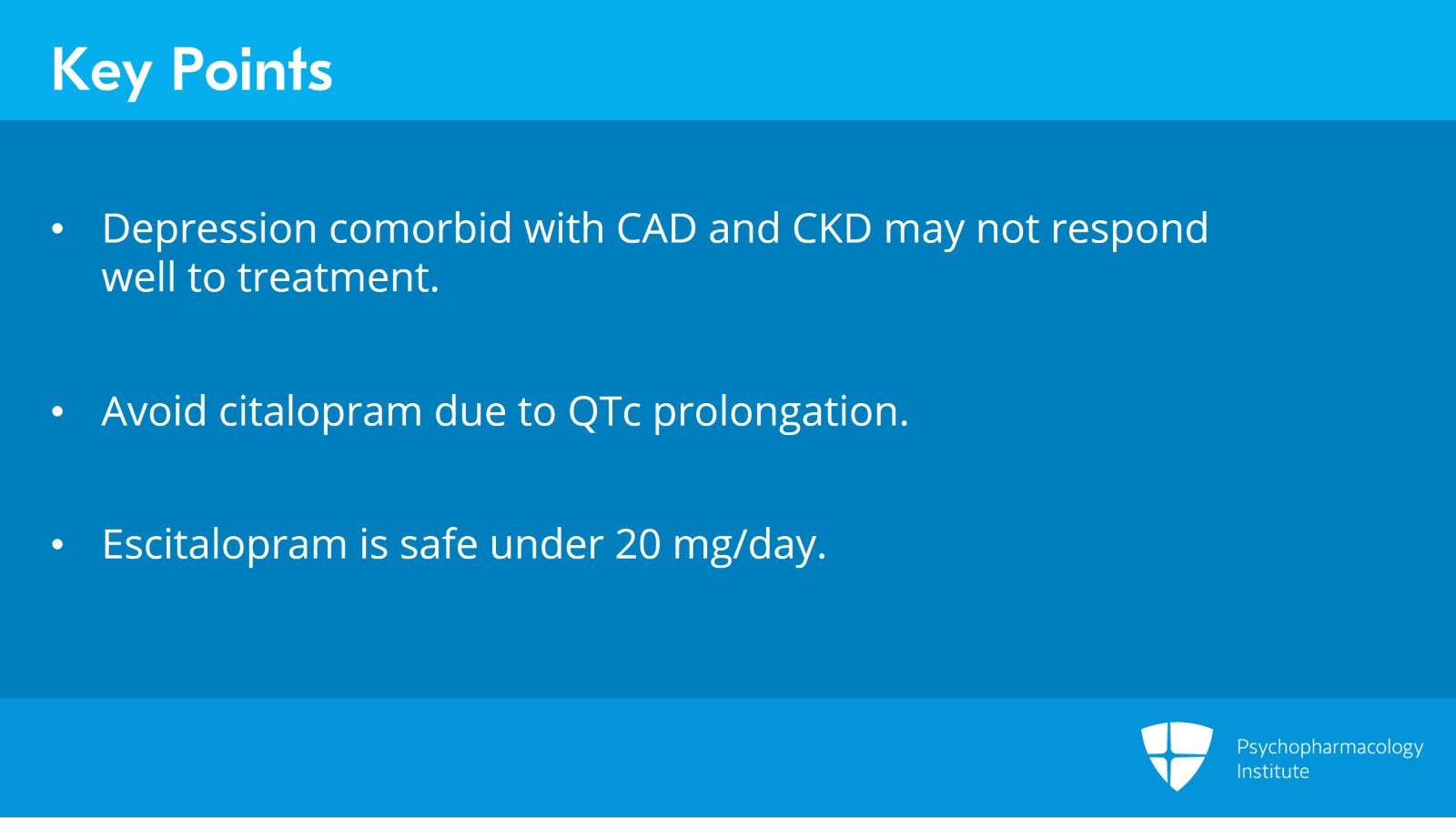 Considering Medical Comorbidity and Special Groups in MDD Treatment Slide 10 of 12