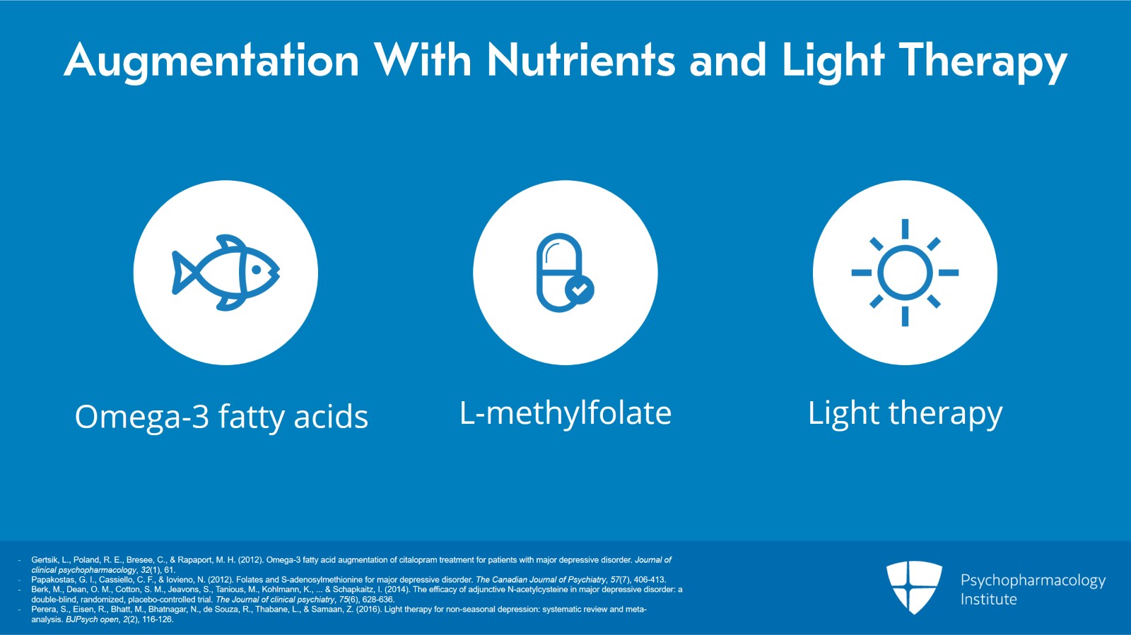 Antidepressant Augmentation After the First Failed Trial in Major Depressive Disorder (Node 4B – Part 2) Slide 2 of 8