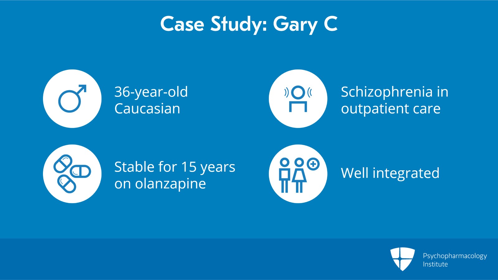 Gary C.: Antipsychotic-Induced Weight Gain, Hyperlipidemia, and Metabolic Syndrome Slide 2 of 14