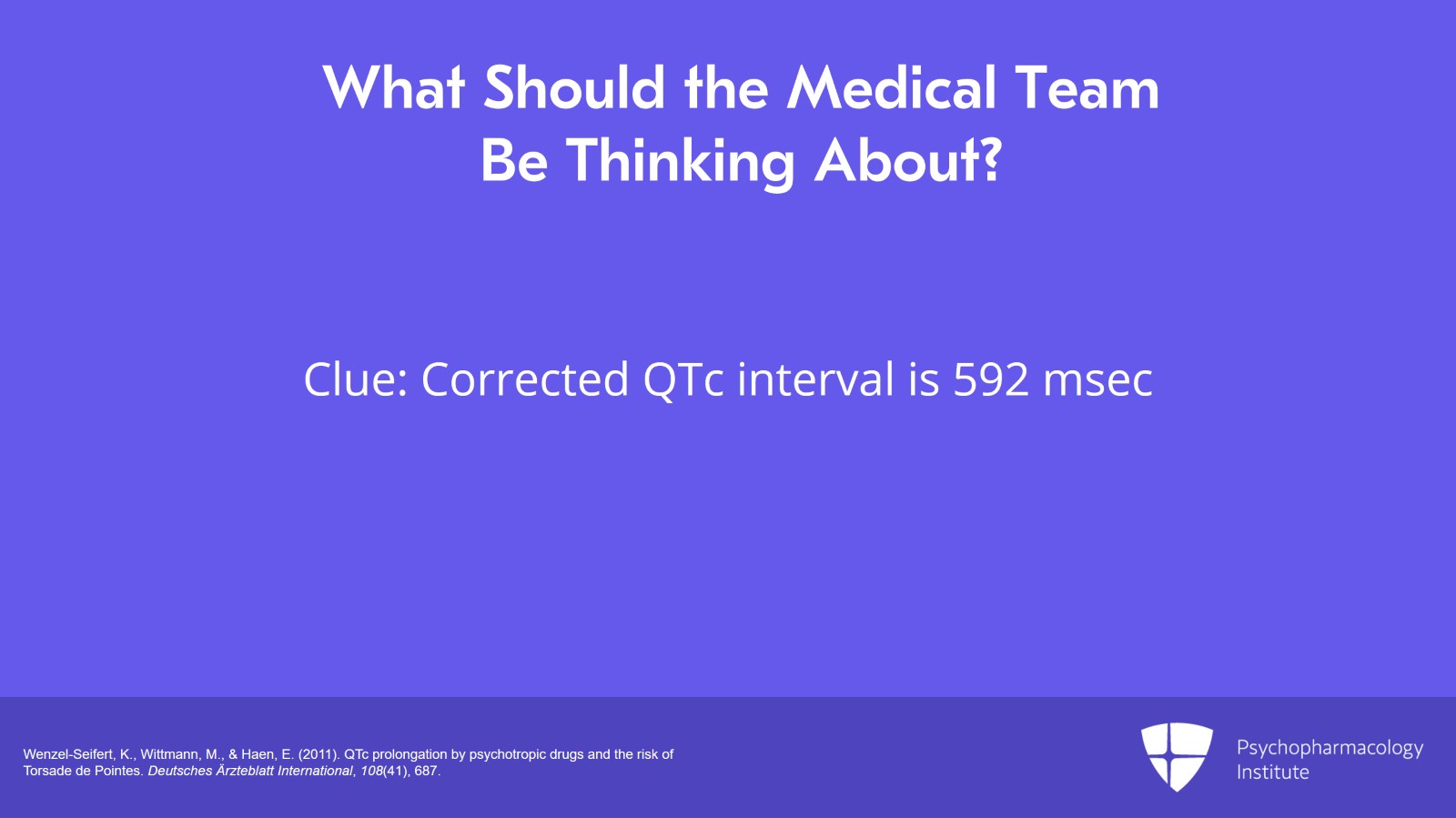 ECG Changes With Psychotropic Treatment Slide 6 of 13