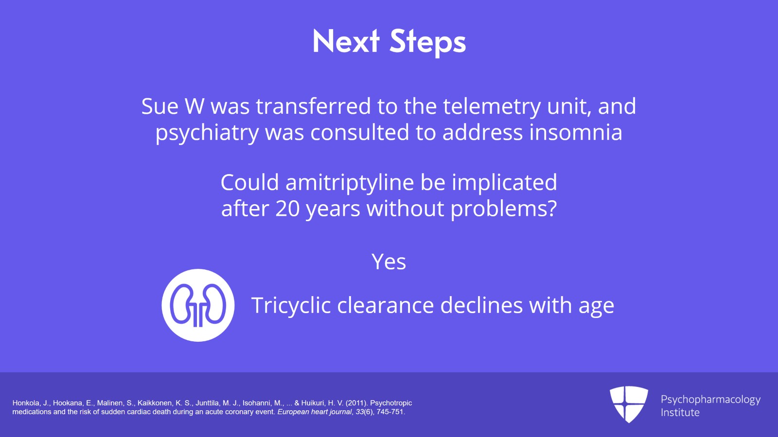 ECG Changes With Psychotropic Treatment Slide 9 of 13