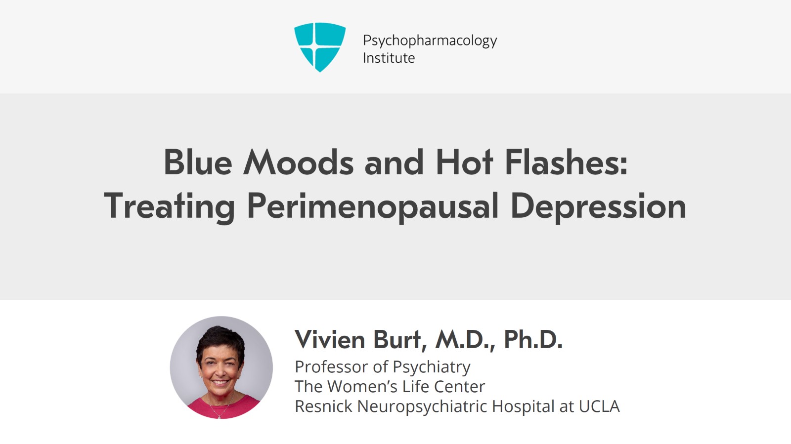Introduction to Perimenopausal Depression: Is There Life After Menopause? Slide 1 of 15