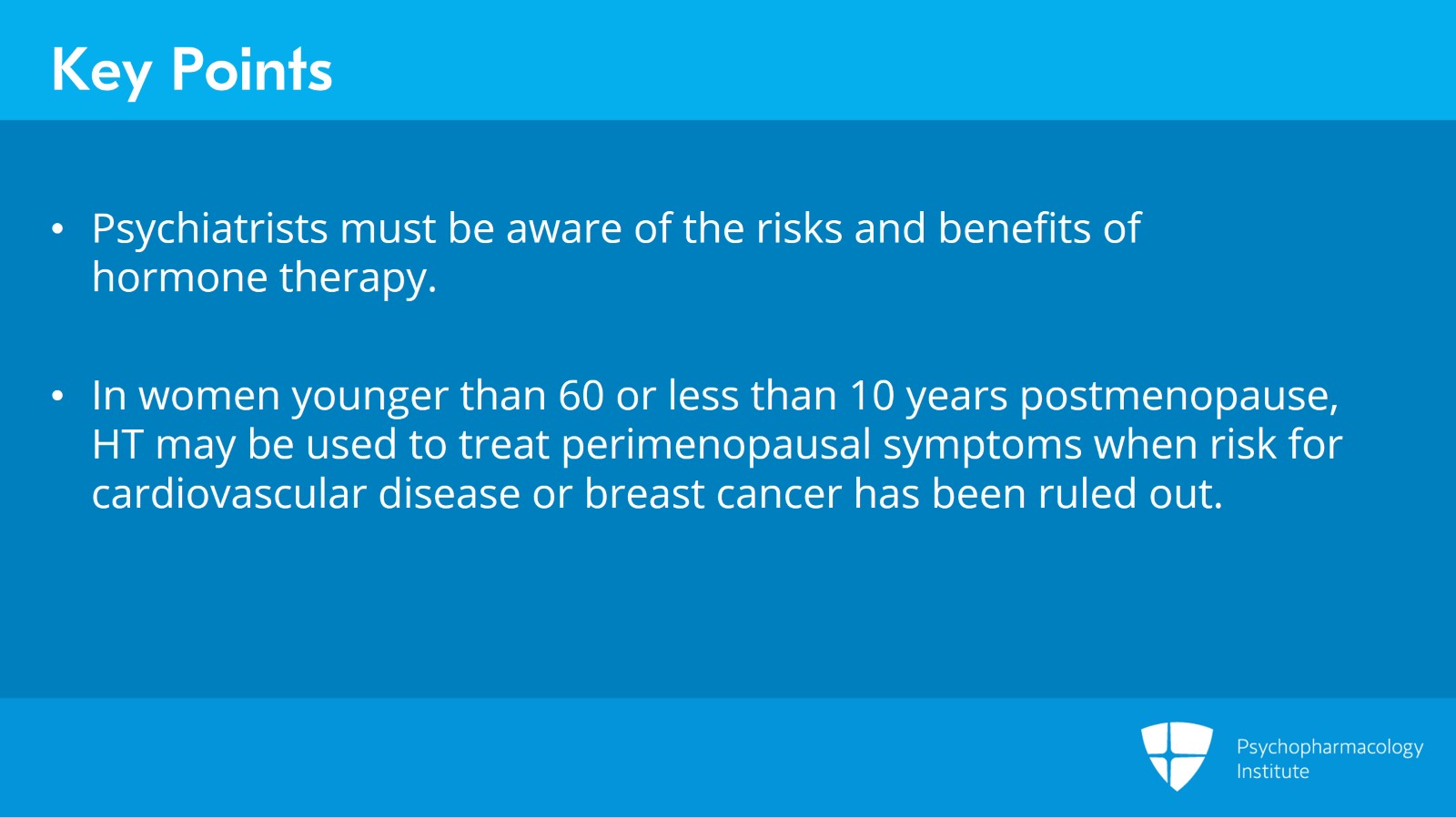 Guidelines, Risks, and Benefits of Hormone Therapy Slide 10 of 11