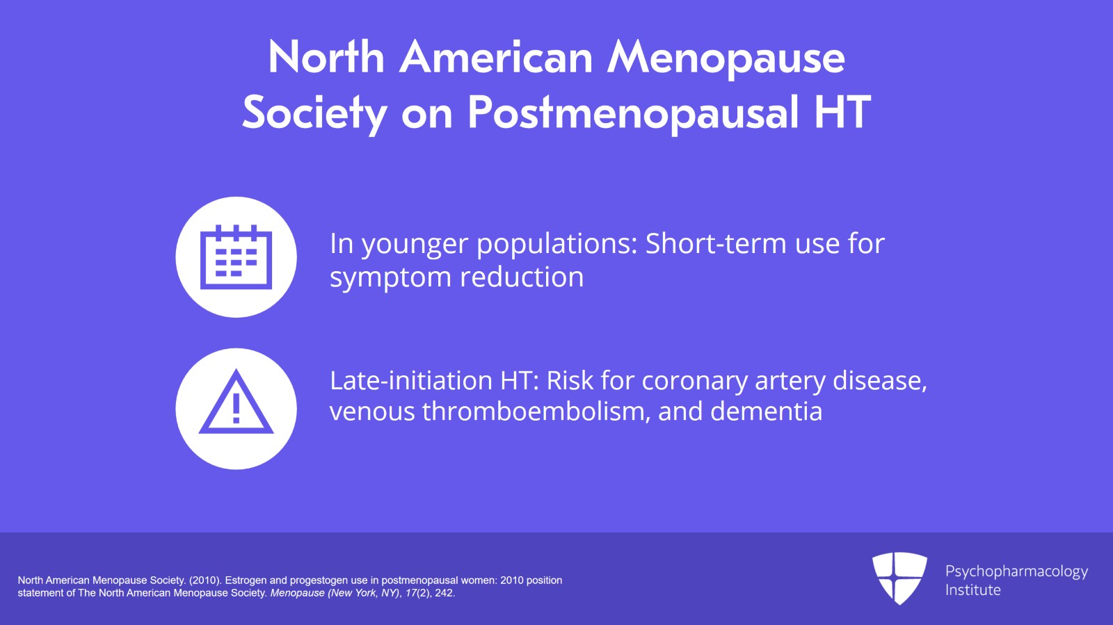 Guidelines, Risks, and Benefits of Hormone Therapy Slide 3 of 11