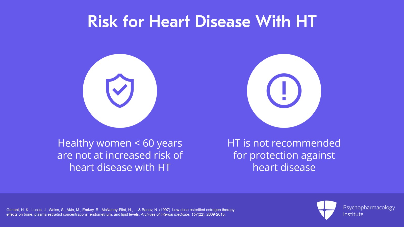 Guidelines, Risks, and Benefits of Hormone Therapy Slide 6 of 11