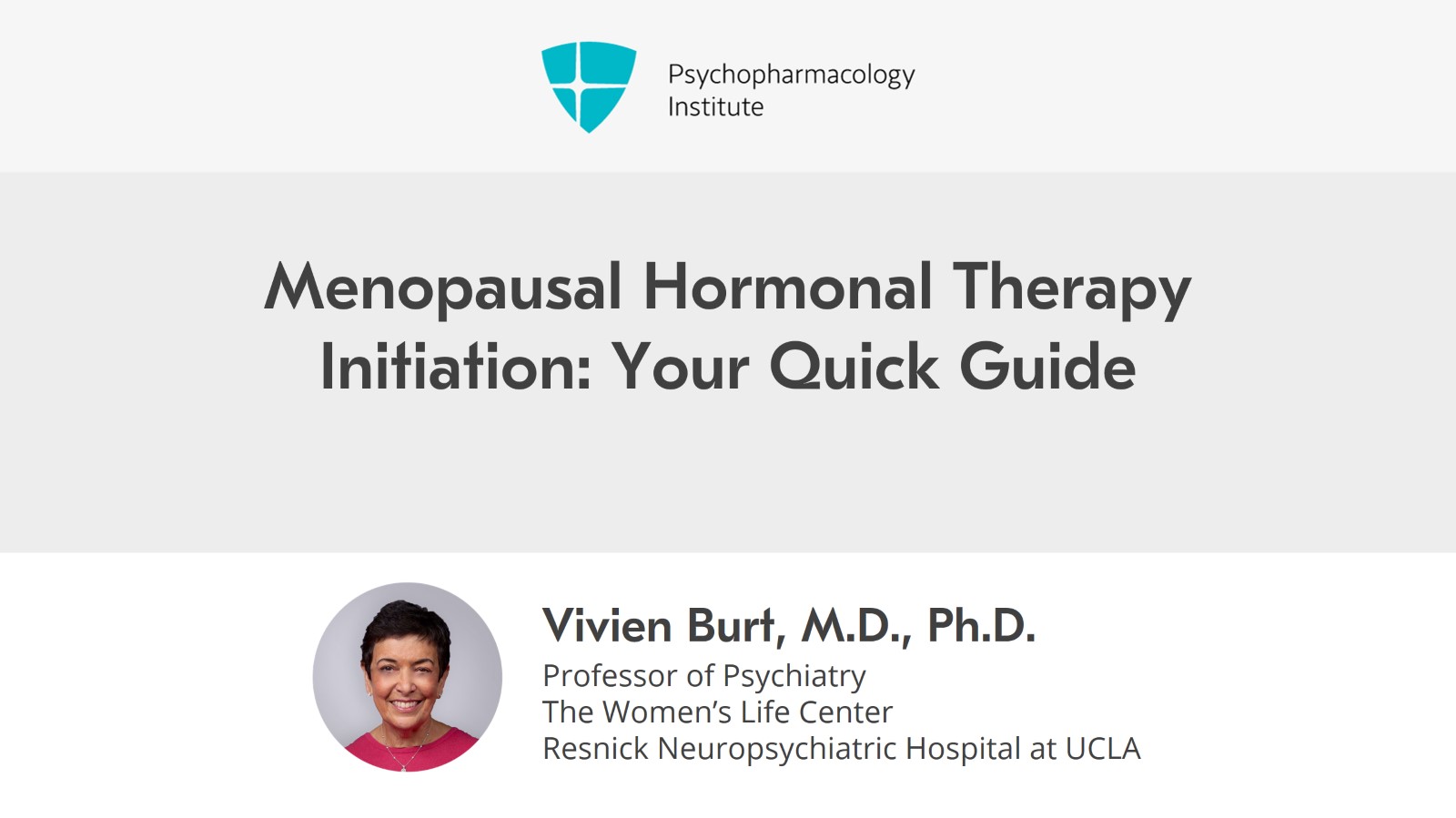 Menopausal Hormonal Therapy Initiation: Your Quick Guide Slide 1 of 6
