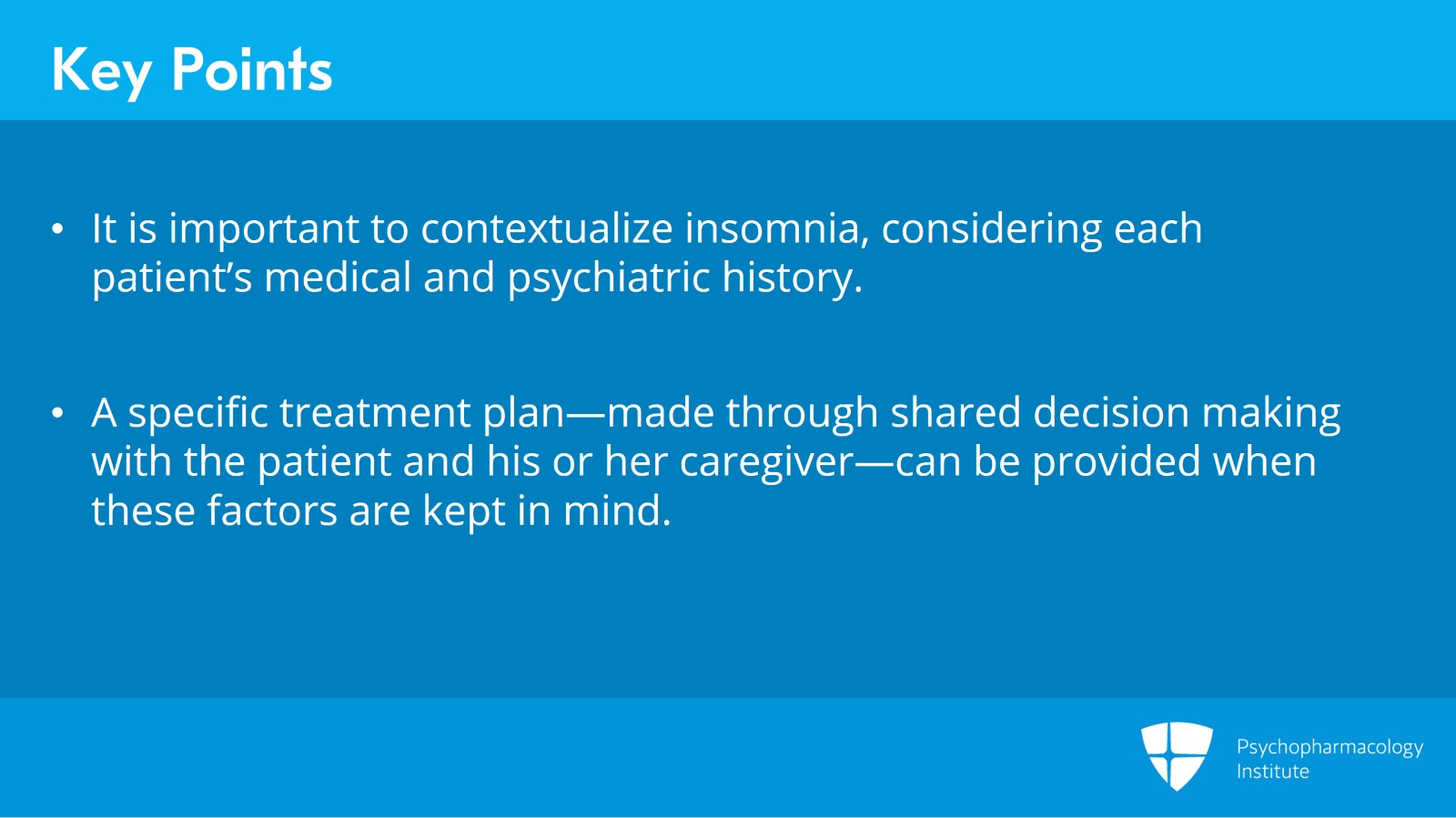How to Work Up a Case of Insomnia? Slide 10 of 11