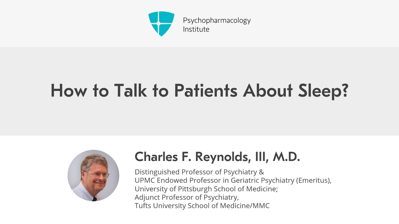 How to Talk to Patients About Sleep? Slide 1 of 10