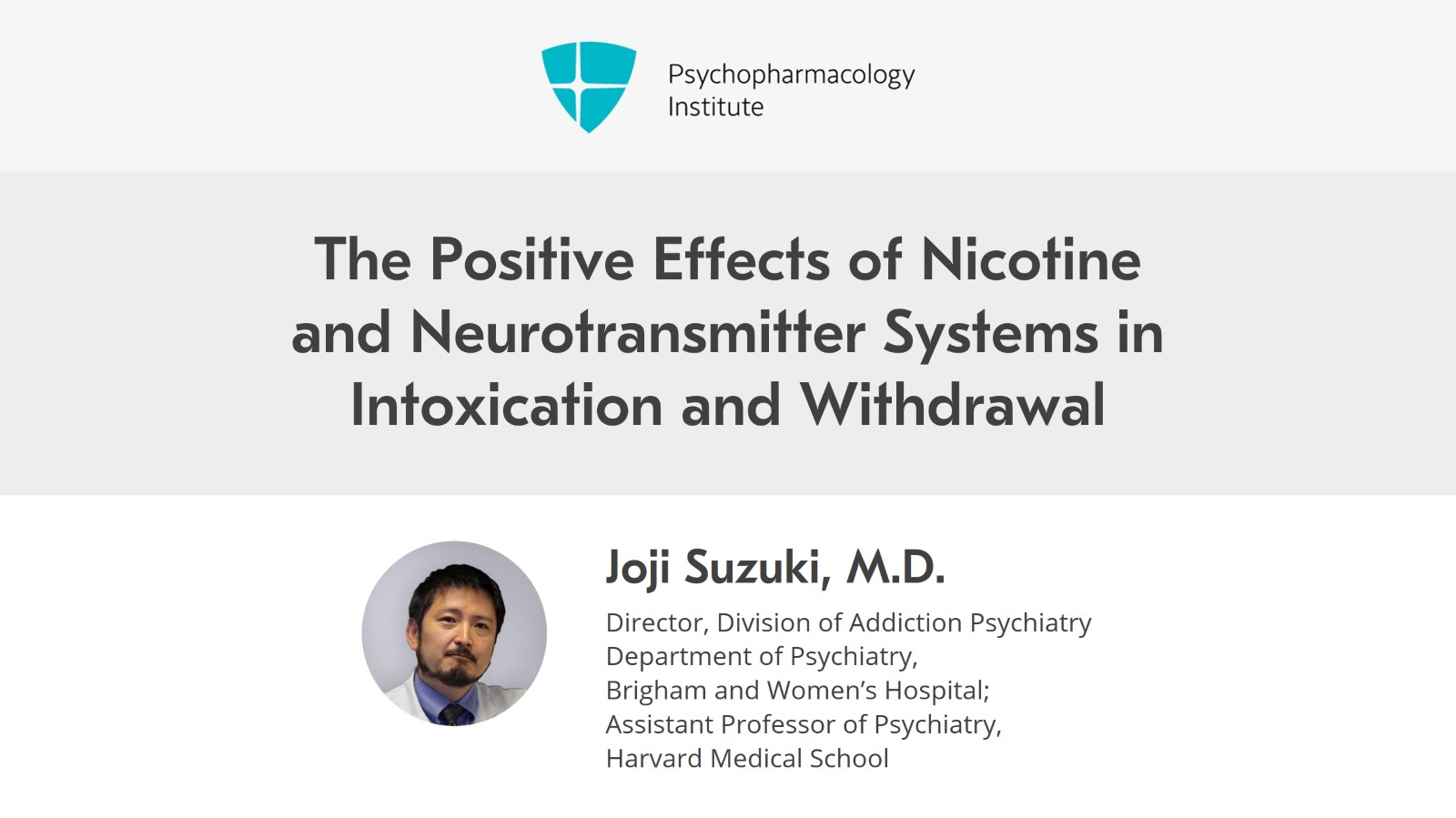 The Positive Effects of Nicotine and Neurotransmitter Systems in Intoxication and Withdrawal Slide 1 of 9