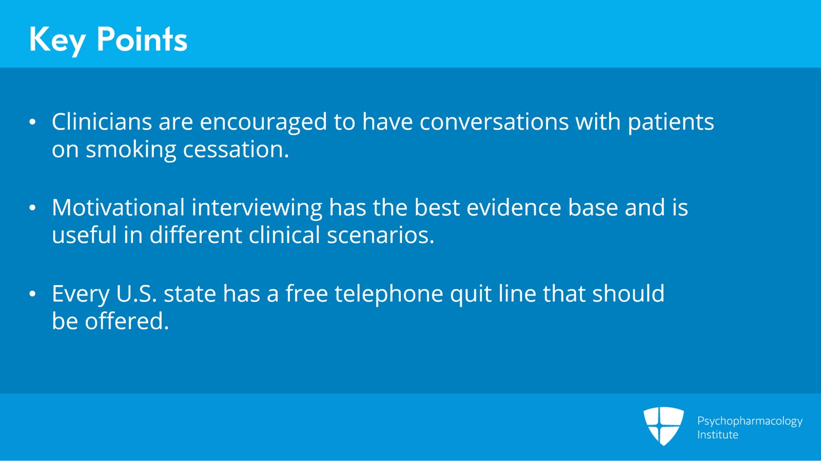 Psychosocial Interventions for Tobacco Use Disorder: Focus on Motivational Interviewing Slide 11 of 12