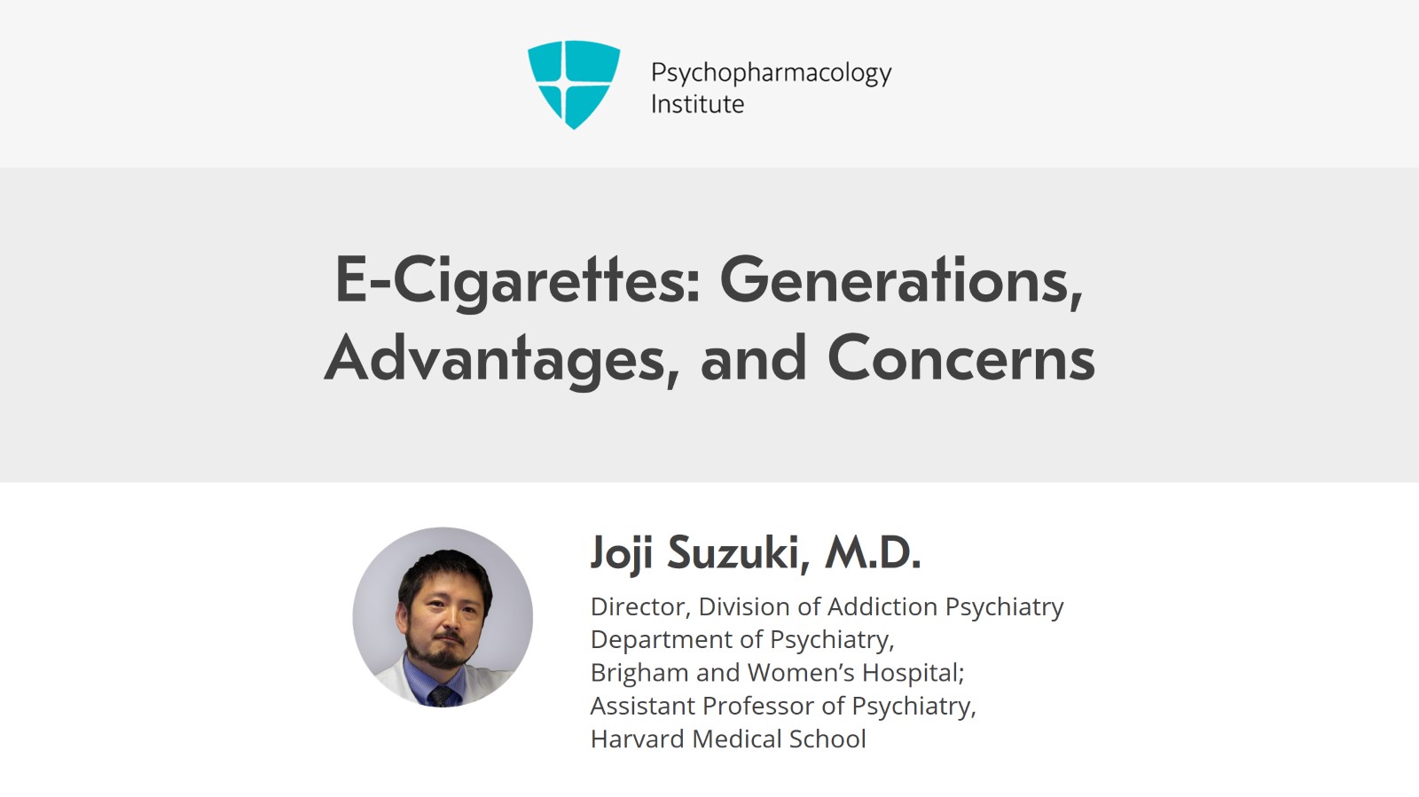Using E-Cigarettes: What Clinicians Must Know Slide 1 of 8