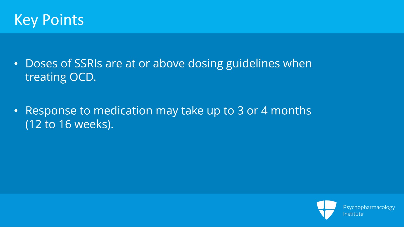 Adequate Treatment Trials in OCD: FDA Approvals and Maximal Dosing Slide 6 of 7
