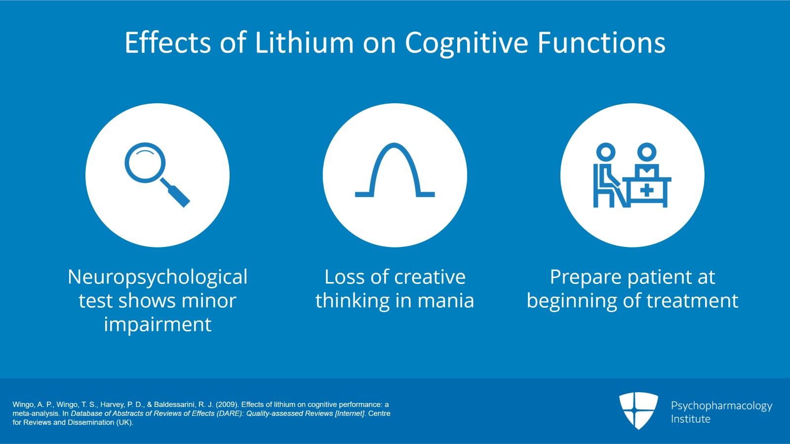 Cognitive Impairment and Sexual Problems With Lithium Slide 3 of 10