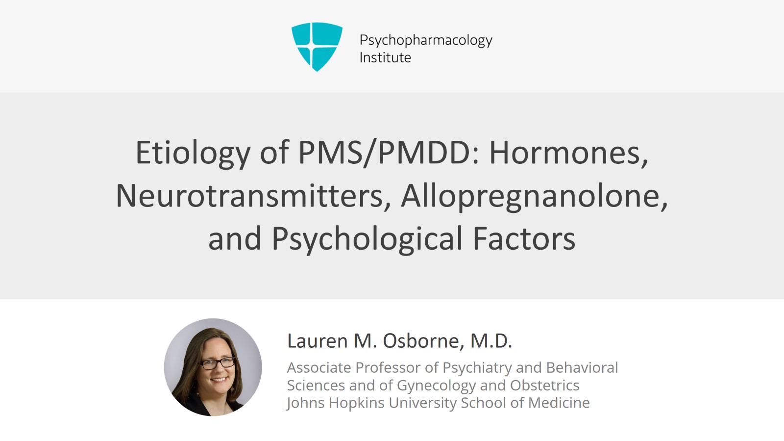Etiology of PMS/PMDD: Hormones, Neurotransmitters, Allopregnanolone, and Psychological Factors Slide 1 of 12