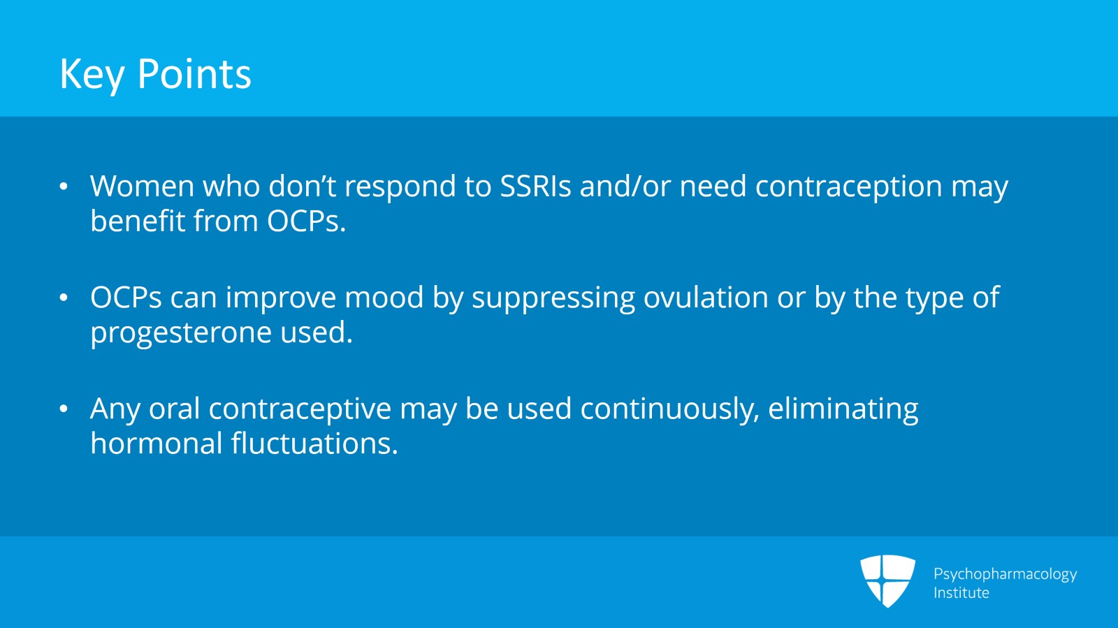 Hormonal Treatments for Premenstrual Syndromes: Oral Contraceptives, GnRH Agonists, and Oophorectomy Slide 9 of 11