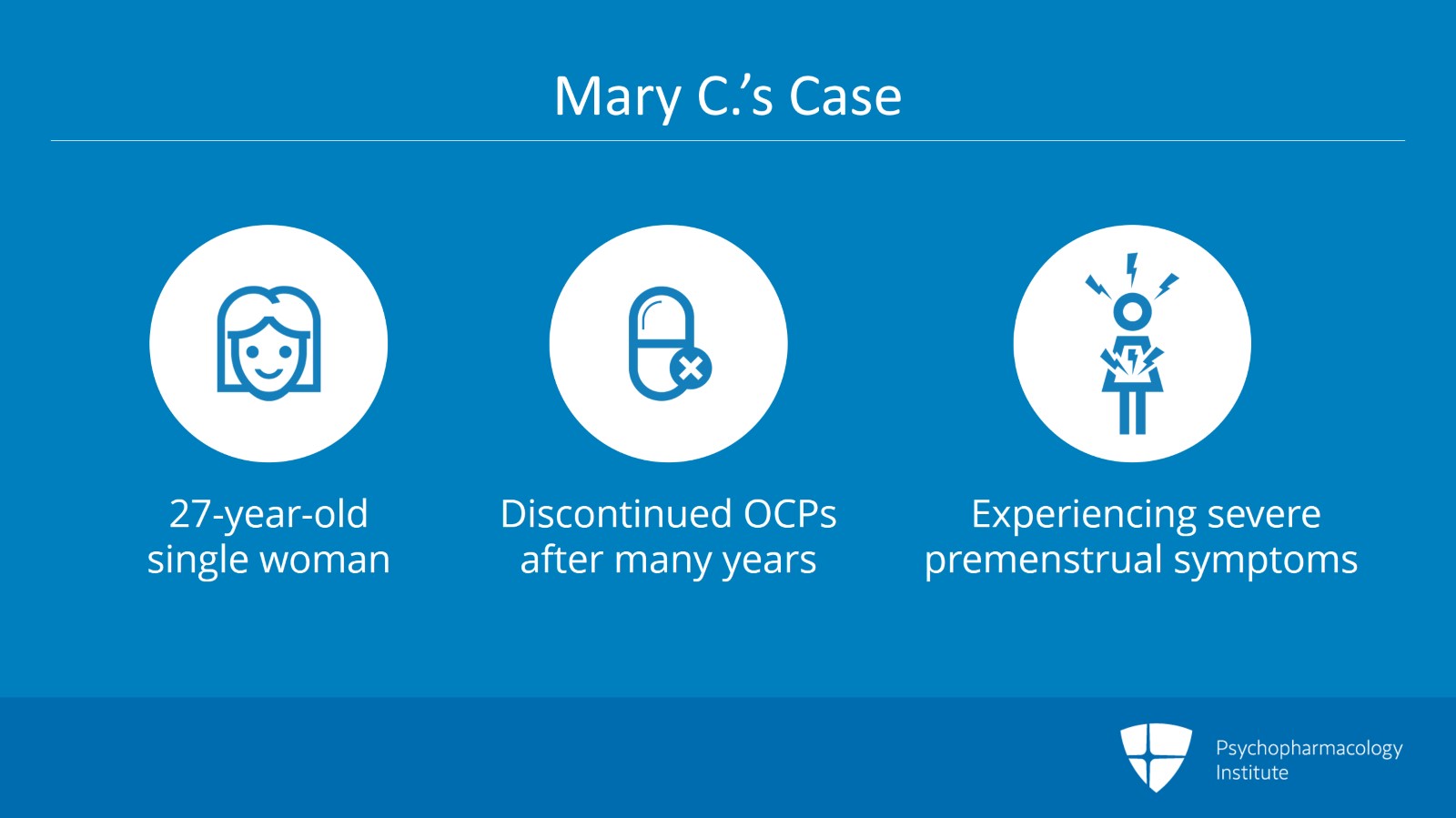 Case Vignette Discussion: Diagnosing and Treating Mary C. Slide 2 of 10