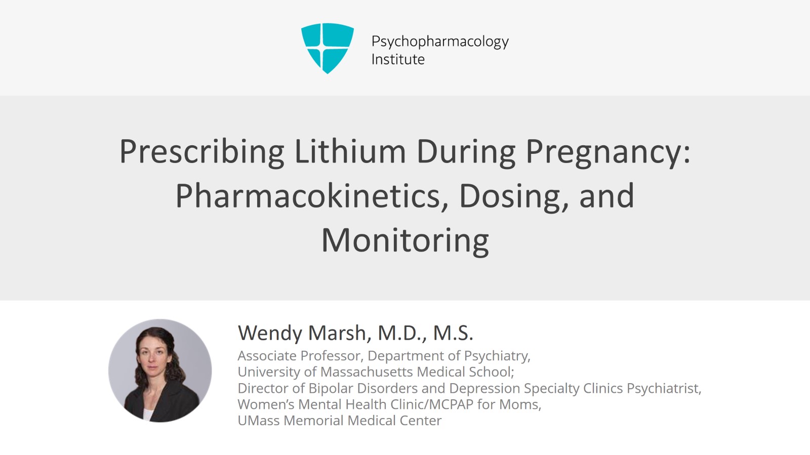 Prescribing Lithium During Pregnancy: Pharmacokinetics, Dosing, and Monitoring Slide 1 of 10