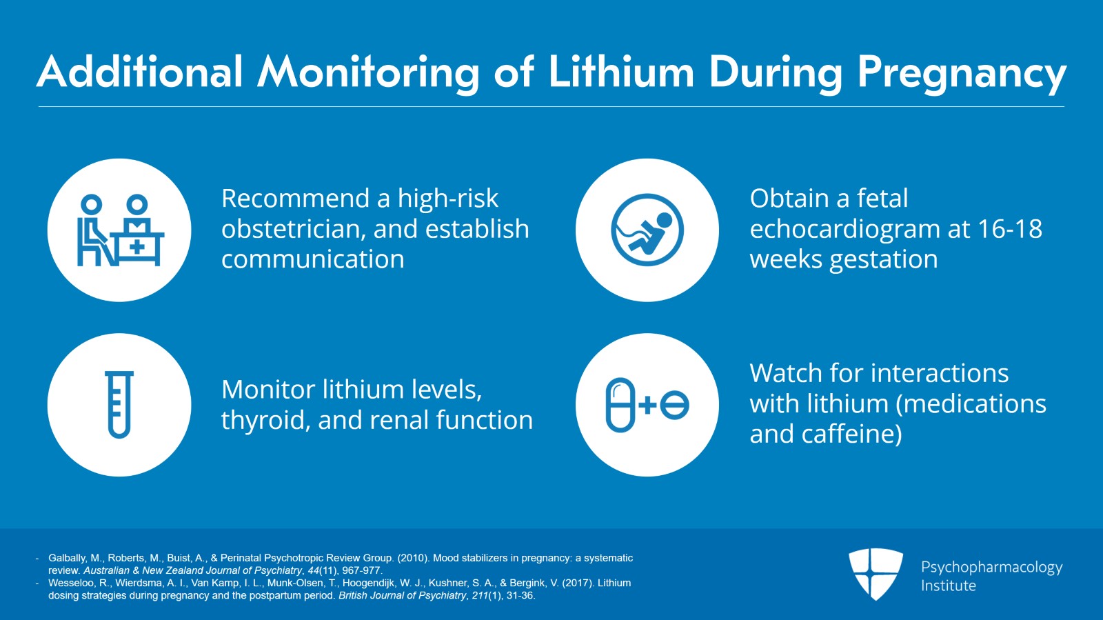 Prescribing Lithium During Pregnancy: Pharmacokinetics, Dosing, and Monitoring Slide 8 of 10