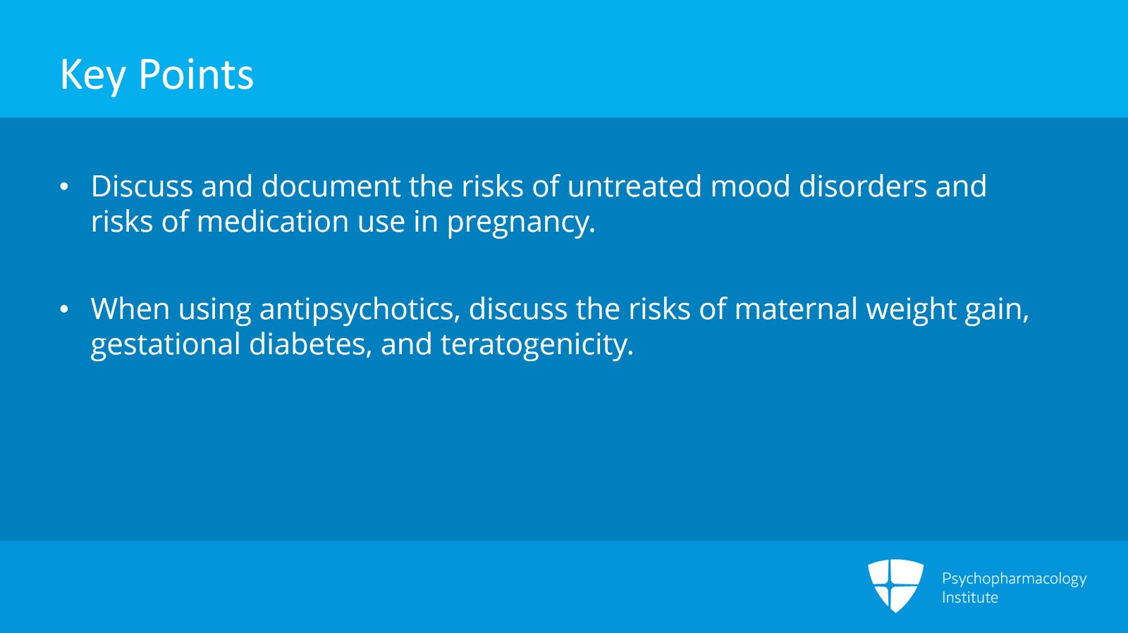 First- and Second-Generation Antipsychotics for Bipolar Disorder During Pregnancy Slide 7 of 8