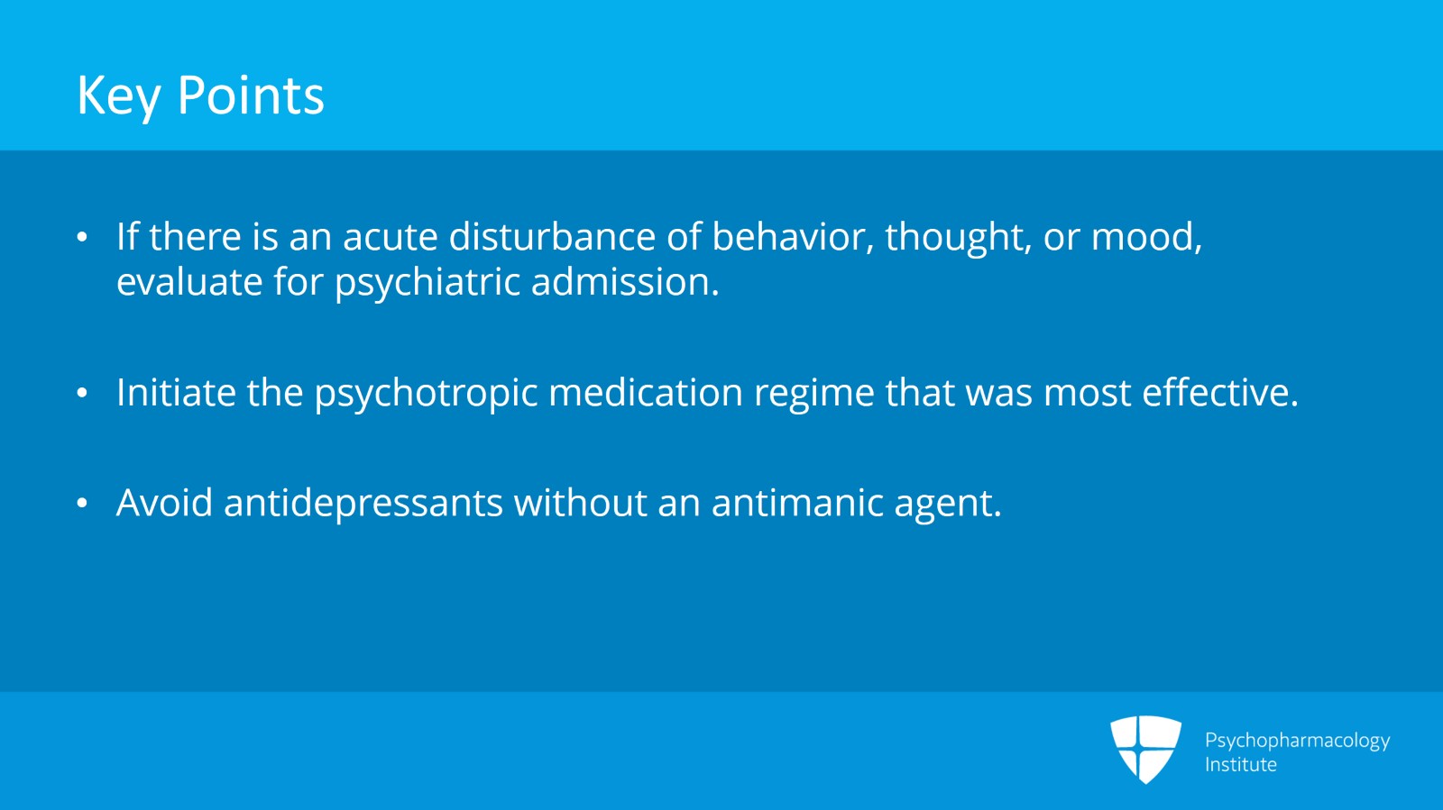 Bipolar Emergencies in Pregnancy: Suicidality and Mania Slide 7 of 8