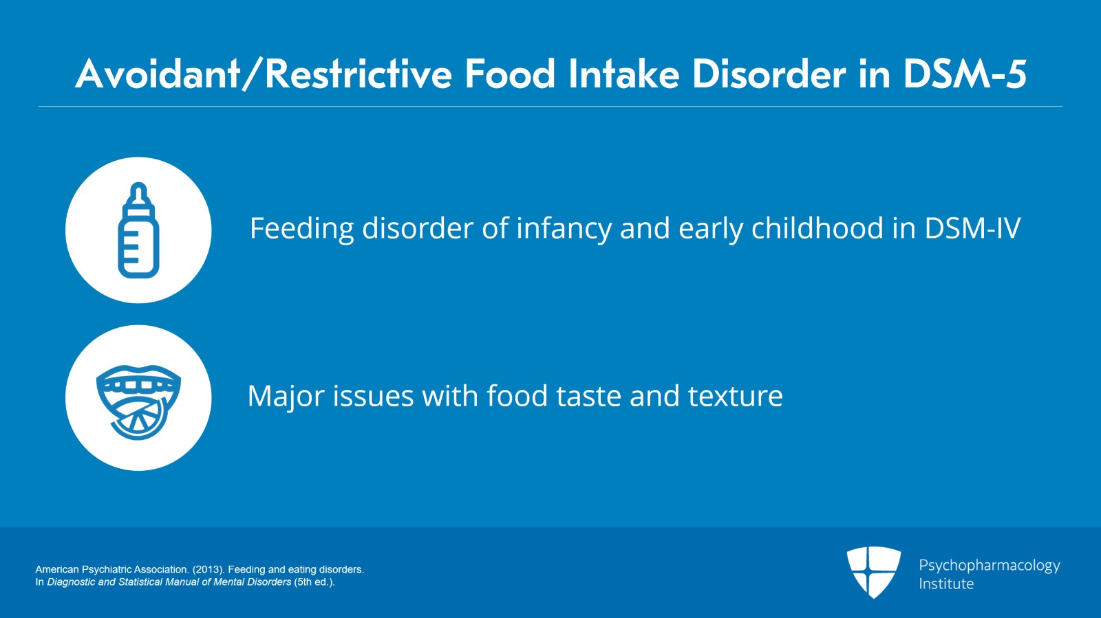 Food Avoidance: Diagnosis and Treatment of Avoidant/Restrictive Food Intake Disorder (ARFID) Slide 2 of 10