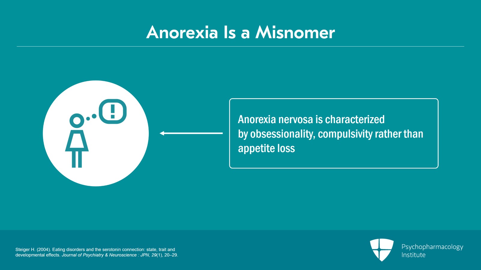 Never Too Thin: Anorexia Nervosa (AN) Diagnosis and Overview of Pharmacological Treatment Slide 11 of 13