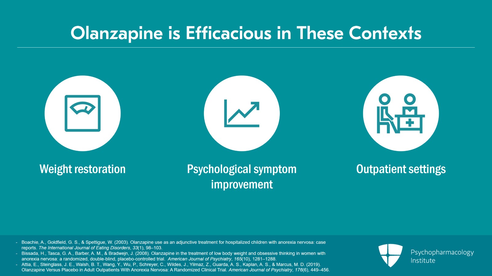 Never Too Thin: Anorexia Nervosa (AN) Diagnosis and Overview of Pharmacological Treatment Slide 8 of 13