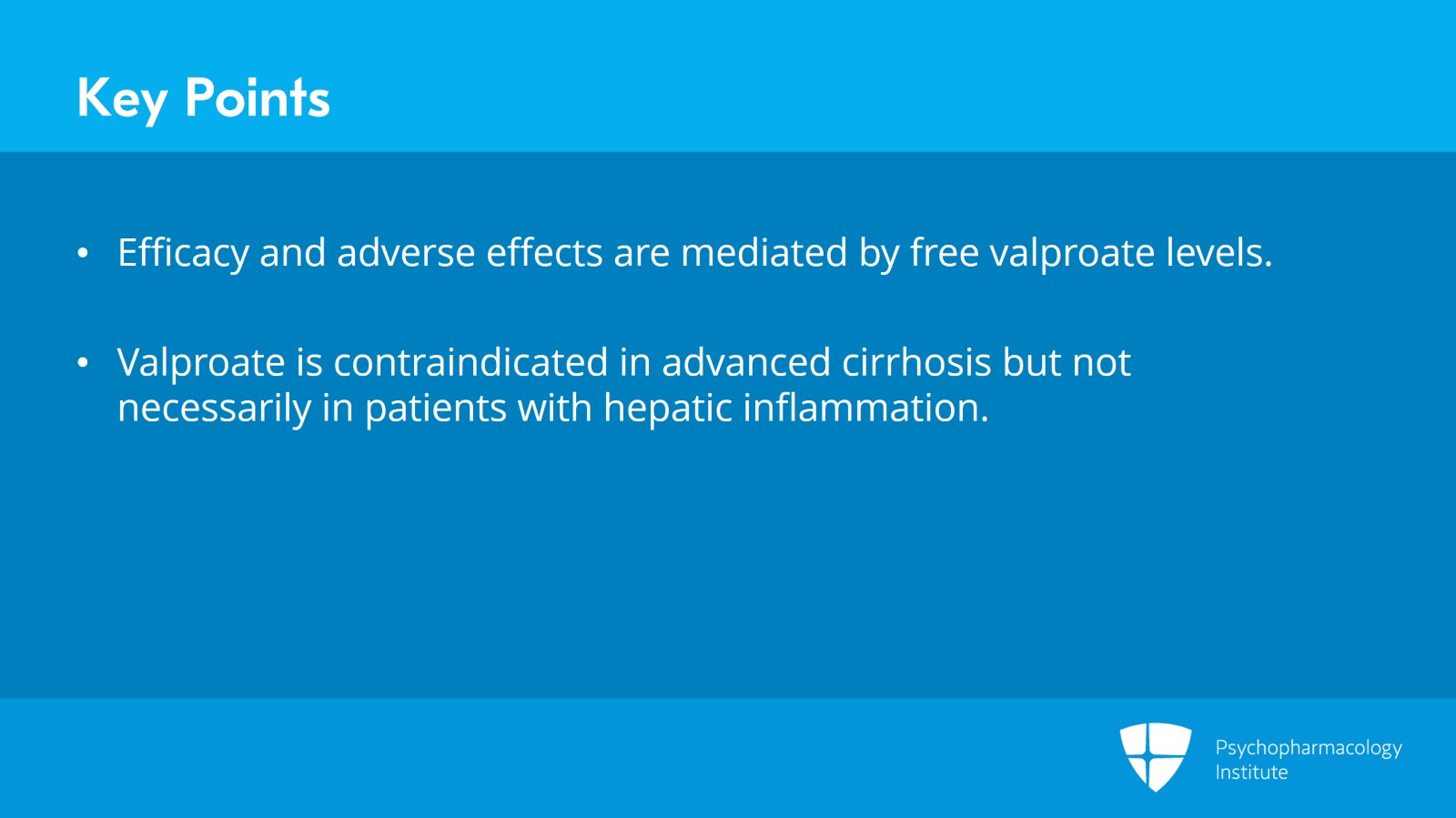 Valproate/Divalproex: Metabolism, Kinetics, and Warnings Slide 11 of 12
