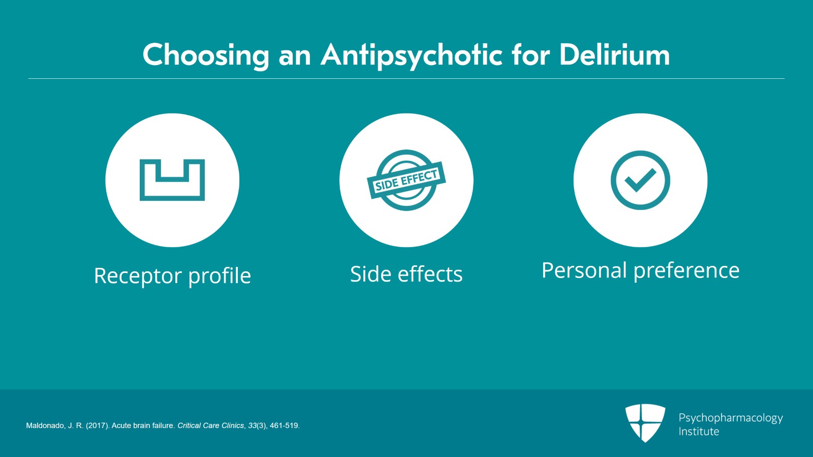 Haloperidol, Chlorpromazine, and Atypical Antipsychotics for Managing Delirium Slide 4 of 26