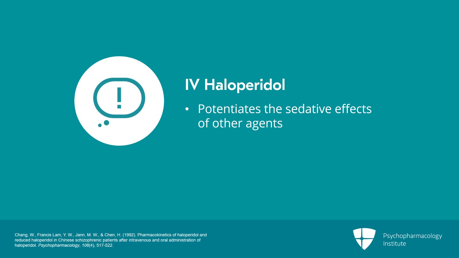 Haloperidol, Chlorpromazine, and Atypical Antipsychotics for Managing Delirium Slide 7 of 26