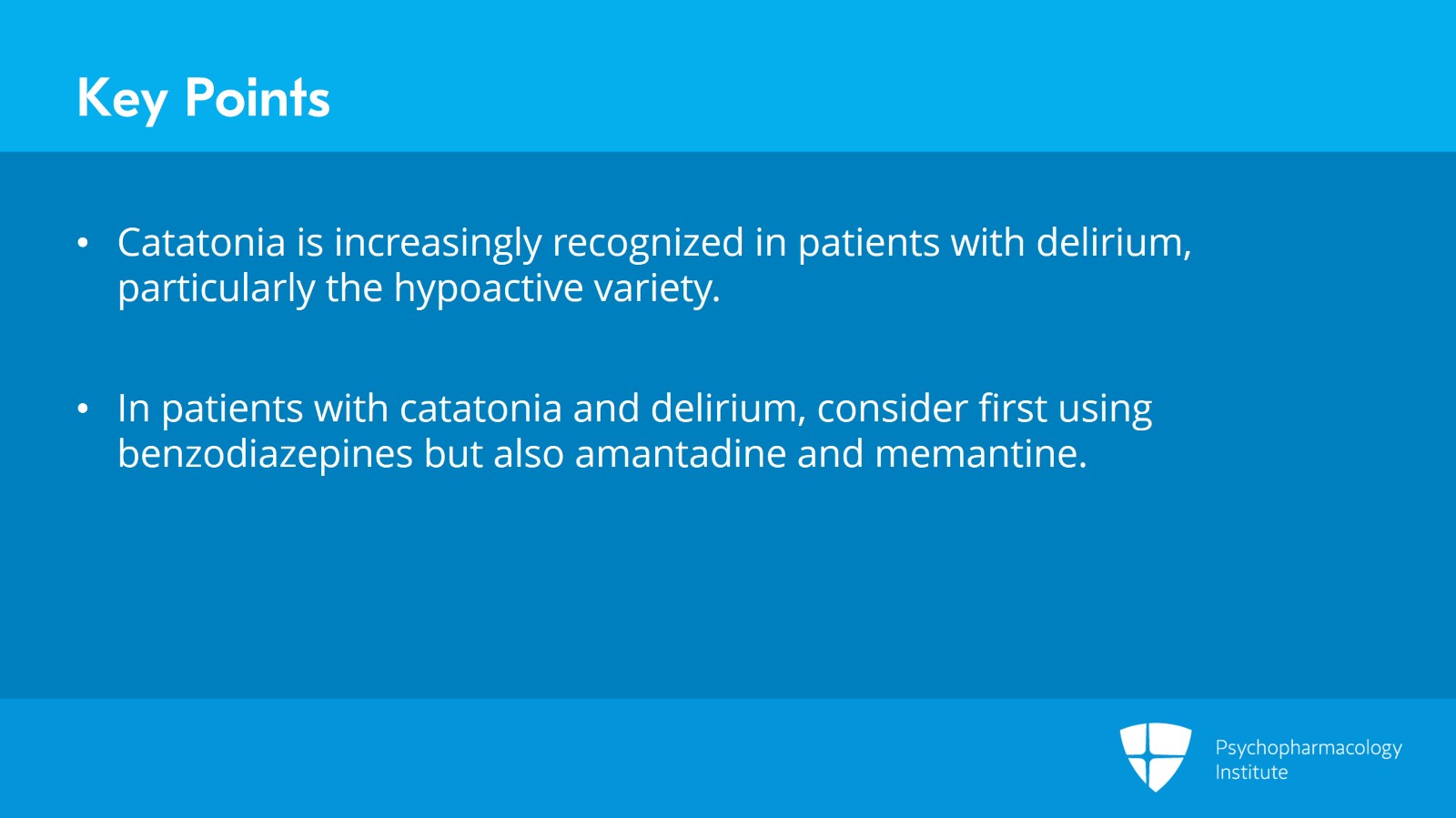 Special Considerations in Delirium: Catatonia and COVID-19 Slide 10 of 12