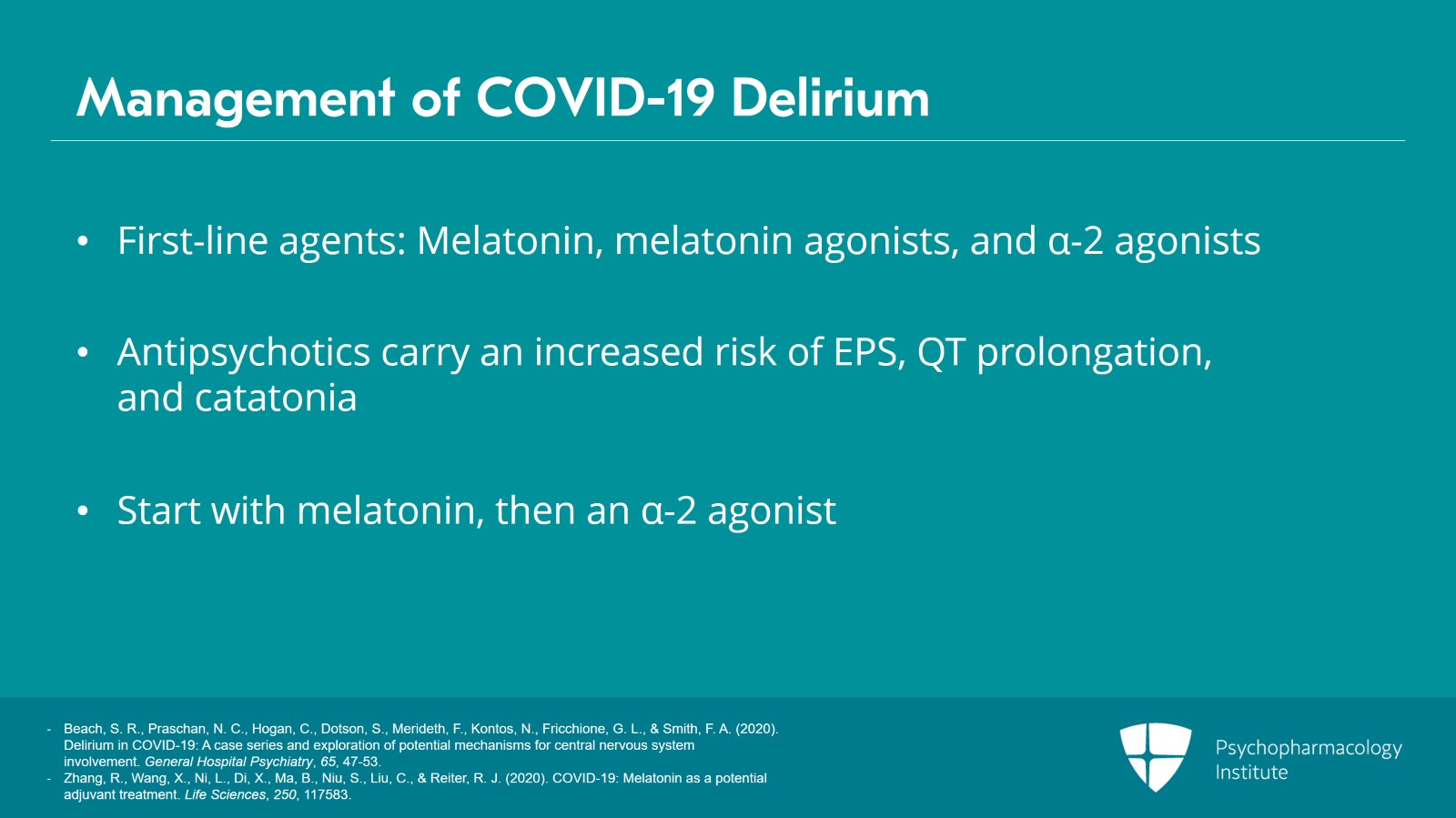 Special Considerations in Delirium: Catatonia and COVID-19 Slide 8 of 12