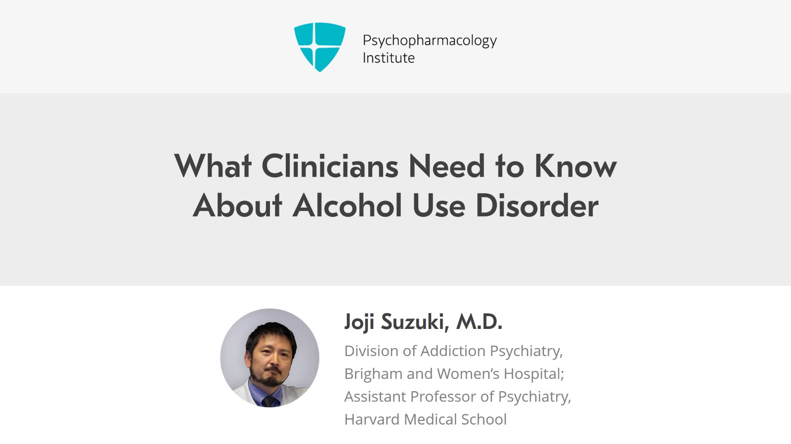 Alcohol Use Disorder: Prevalence and Definitions Slide 1 of 21
