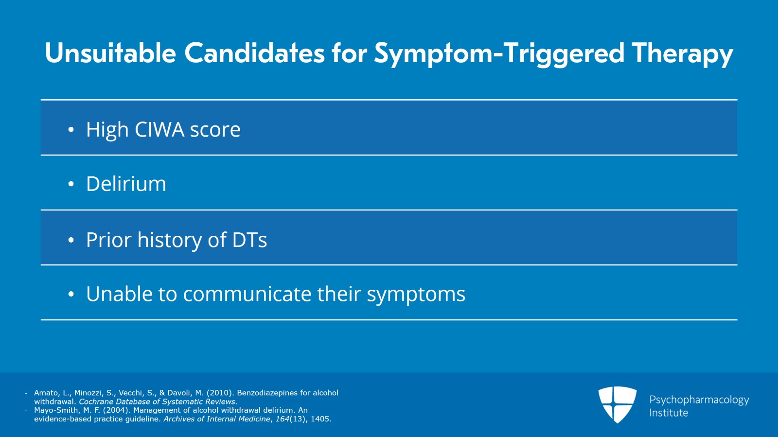 Consequences of Alcohol Use Disorder: Withdrawal Slide 12 of 17