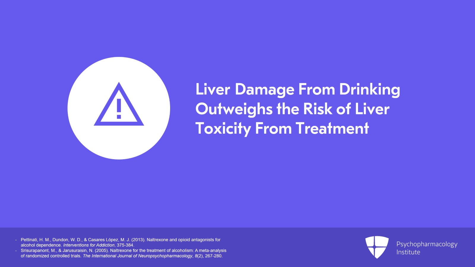 Pharmacology in Alcohol Use Disorder: Naltrexone, Acamprosate, and Disulfiram Slide 6 of 25