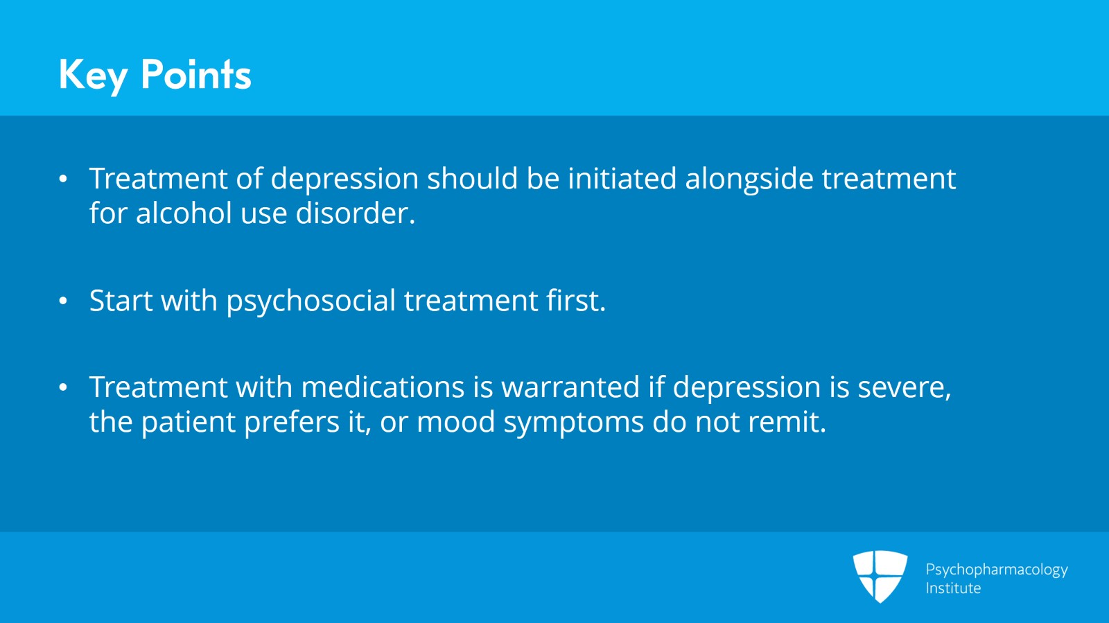 Psychiatric Comorbidities With Alcohol Use Disorder: Prevalence and Management Slide 19 of 20